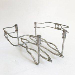 Vintage Metal Folding Expanding Trivet With Handles